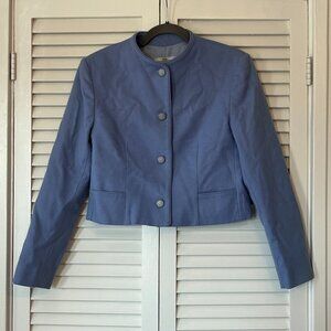 Pendleton vintage lady jacket blazer blue cropped 10
